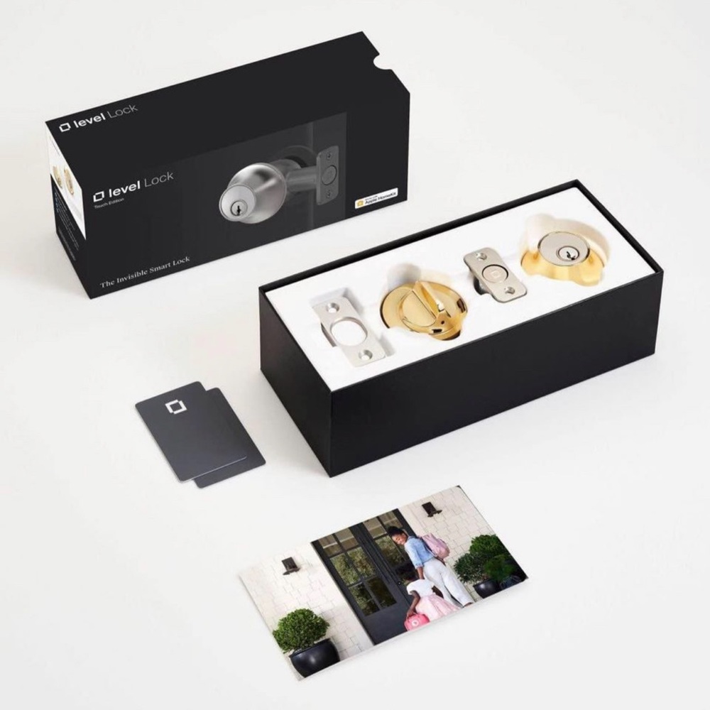 New Level Smart Lock - Touch Edition. Polished Brass